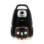 Nedis Støvsuger med pose | Med Pose | 700 W | Støvkapacitet: 3.0 l | Combi Børste | Aaktionsradius: 9.00 m | Støvsuger sugekontrol | Hepa 13 | Antracit / Orange / Sort
