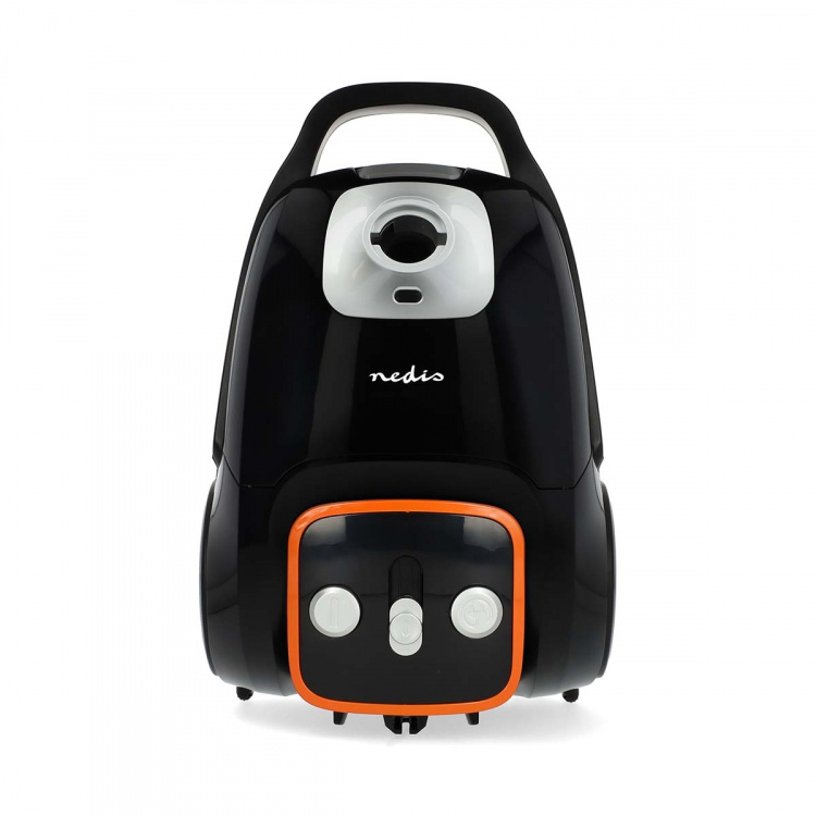 Nedis Støvsuger med pose | Med Pose | 700 W | Støvkapacitet: 3.0 l | Combi Børste | Aaktionsradius: 9.00 m | Støvsuger sugekontrol | Hepa 13 | Antracit / Orange / Sort