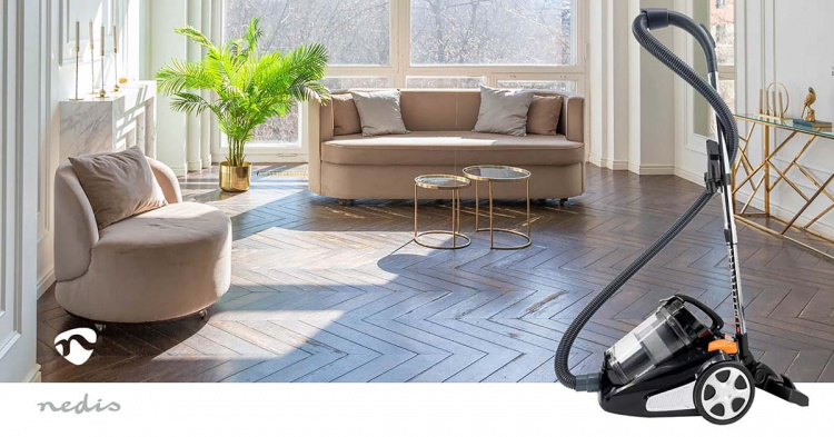 Nedis Poseløs støvsuger | Poseløs | 700 W | Støvkapacitet: 3.0 l | Combi Børste | Aaktionsradius: 8.50 m | HEPA luftfilter | Antracit / Orange / Sort Nedis Poseløs støvsuger | Poseløs | 700 W | Støvkapacitet: 3.0 l | Combi Børste | Aaktionsradius: 8.50 m | HEPA luftfilter | Antracit / Orange / Sort