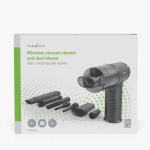 Nedis Håndholdt støvsuger | Luftblæser | 90 W | Opladningsbar | Tør | Li-Ion | Sort