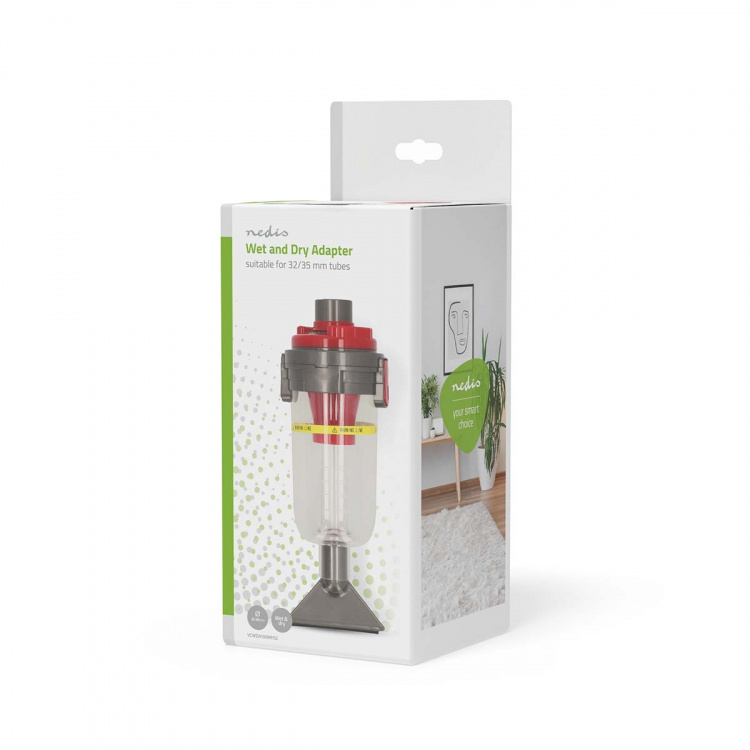Nedis Våd og Tør Adapter | Universal | Fliser / Hård gulv / Hårde overflader / Parquet | 32 - 35 mm