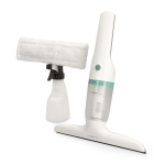 Nedis Trådløs Vinduesstøvsuger | 12 W | 1200 Pa | Kapacitet Dirty Water Tank: 60 ml | Aftagelig tank for beskidt vand | Grøn / Hvid