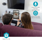Nedis SmartLife Indendørs Kamera | 3MP Full HD 1296p | Cloud Storage (mulighed) / microSD (ikke inkluderet) / Onvif | Med bevægelsessensor | Nattesyn | Hvid Nedis SmartLife Indendørs Kamera | 3MP Full HD 1296p | Cloud Storage (mulighed) / microSD (ikke inkluderet) / Onvif | Med bevægelsessensor | Nattesyn | Hvid