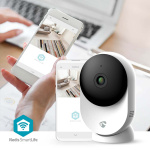 Nedis SmartLife Indendørs Kamera | 3MP Full HD 1296p | Cloud Storage (mulighed) / microSD (ikke inkluderet) / Onvif | Med bevægelsessensor | Nattesyn | Hvid Nedis SmartLife Indendørs Kamera | 3MP Full HD 1296p | Cloud Storage (mulighed) / microSD (ikke inkluderet) / Onvif | Med bevægelsessensor | Nattesyn | Hvid