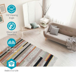 Nedis SmartLife Indendørs Kamera | 3MP Full HD 1296p | Cloud Storage (mulighed) / microSD (ikke inkluderet) / Onvif | Med bevægelsessensor | Nattesyn | Hvid Nedis SmartLife Indendørs Kamera | 3MP Full HD 1296p | Cloud Storage (mulighed) / microSD (ikke inkluderet) / Onvif | Med bevægelsessensor | Nattesyn | Hvid