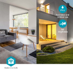 Nedis SmartLife Lofts lys | RGB / Varm til kølig hvid | Runde | Diameter: 260 mm | 1820 lm | 2700 - 6500 K | IP44 | Energiklasse: F | Android™ / IOS Nedis SmartLife Lofts lys | RGB / Varm til kølig hvid | Runde | Diameter: 260 mm | 1820 lm | 2700 - 6500 K | IP44 | Energiklasse: F | Android™ / IOS