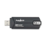 Nedis Netværk dongle | Wi-Fi | AX5400 | 2.4/5/6 GHz (Triple Band) | USB3.0 | Wi-Fi-hastighed total: 5400 Mbps | Windows 10 / Windows 11 Nedis Netværk dongle | Wi-Fi | AX5400 | 2.4/5/6 GHz (Triple Band) | USB3.0 | Wi-Fi-hastighed total: 5400 Mbps | Windows 10 / Windows 11