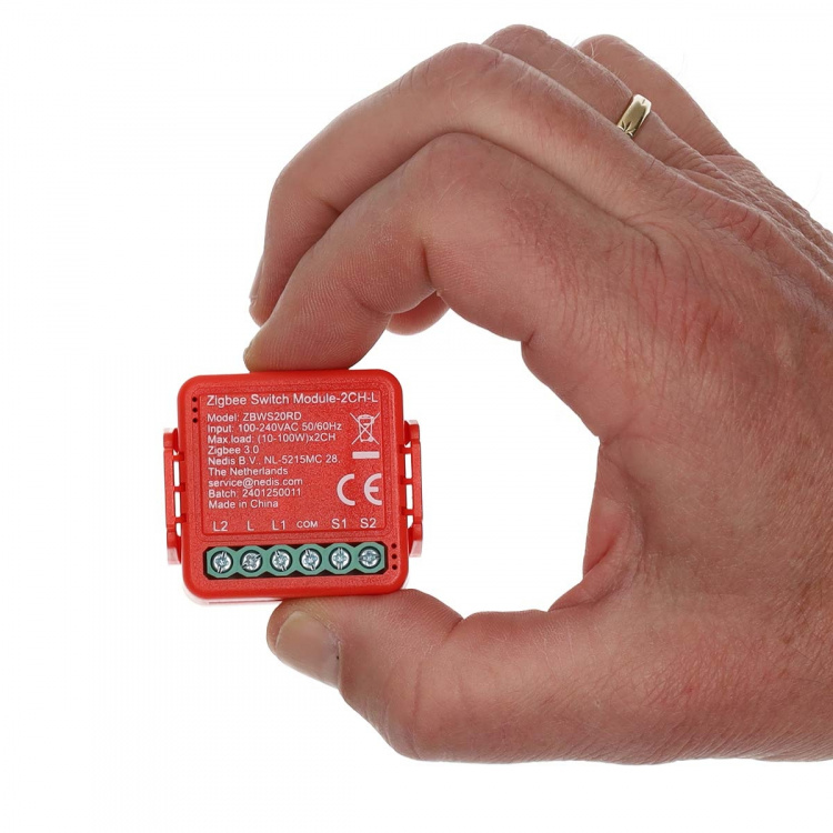 Nedis SmartLife indbygget modul | Dobbelt kontakt | 2 x 100 W | Terminalforbindelse | App tilgængelig til: Android™ / IOS Nedis SmartLife indbygget modul | Dobbelt kontakt | 2 x 100 W | Terminalforbindelse | App tilgængelig til: Android™ / IOS