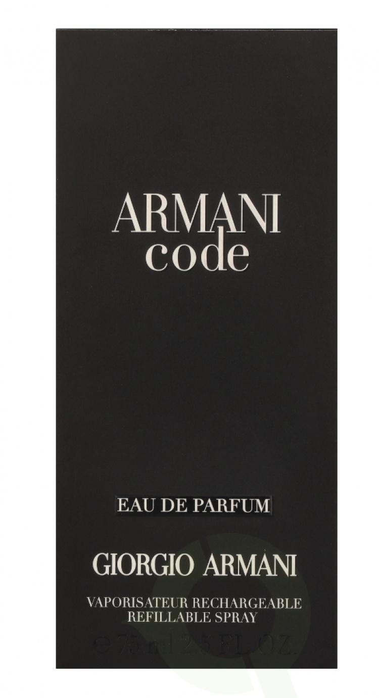 Armani Code Pour Homme Edp Spray Refill 75 ml