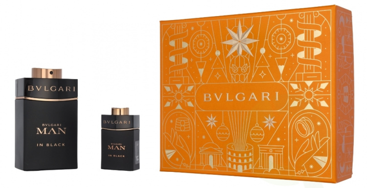 Bvlgari Man In Black Giftset 115 ml Edp Spray 100ml/Edp Spray 15ml