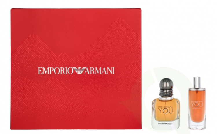Armani Stronger With You Giftset 45 ml Edt Spray 30ml/Edp Spray 15ml