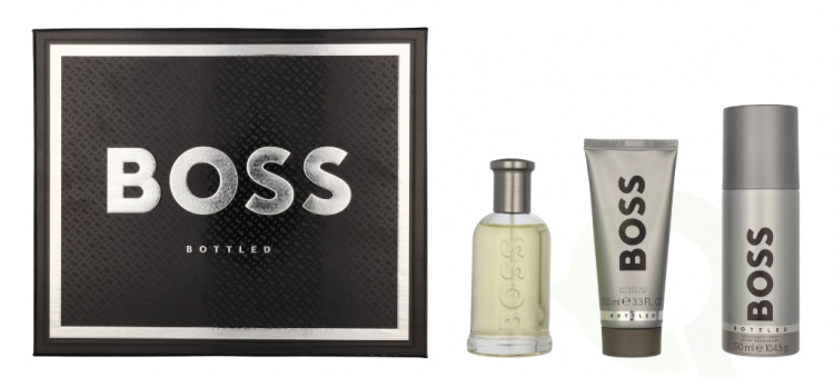 Hugo Boss Bottled Giftset 350 ml Edt Spray 100ml/Shower Gel 100ml/Deo Spray 150ml