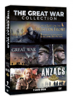 THE GREAT WORLD WAR 1 COLLECTION (7DVD BOX SET: LIMITED EDITION CONTAINS: Anzacs 5DVD MINISERIES - Great War 1 DVD - All Quiet on the Western Front 1 DVD Oscar Winner