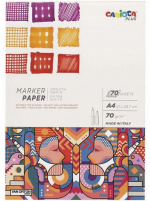 CARIOCA Plus - Markerblok 70g, A4, 70 sider (809320)