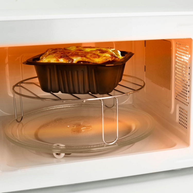 BLACK+DECKER Mikrobølgeovn 700W Grill Hvid