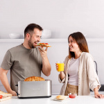 Taurus Brødrister Mytoast Legend 1 Slot Lang Rustfrit Stål Taurus Brødrister Mytoast Legend 1 Slot Lang Rustfrit Stål