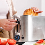 Taurus Brødrister Mytoast Legend 1 Slot Lang Rustfrit Stål Taurus Brødrister Mytoast Legend 1 Slot Lang Rustfrit Stål