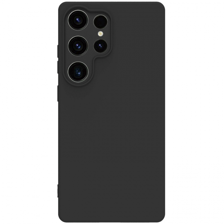 Celly Cromo Soft rubber case Galaxy S25 Ultra Svart