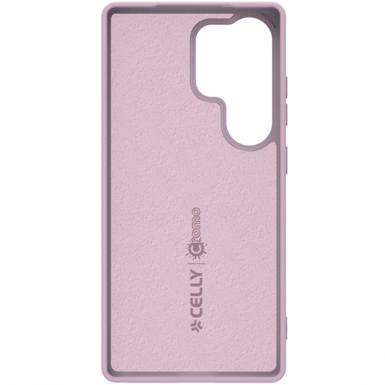 Celly Cromo Soft rubber case Galaxy S25 Ultra Rosa