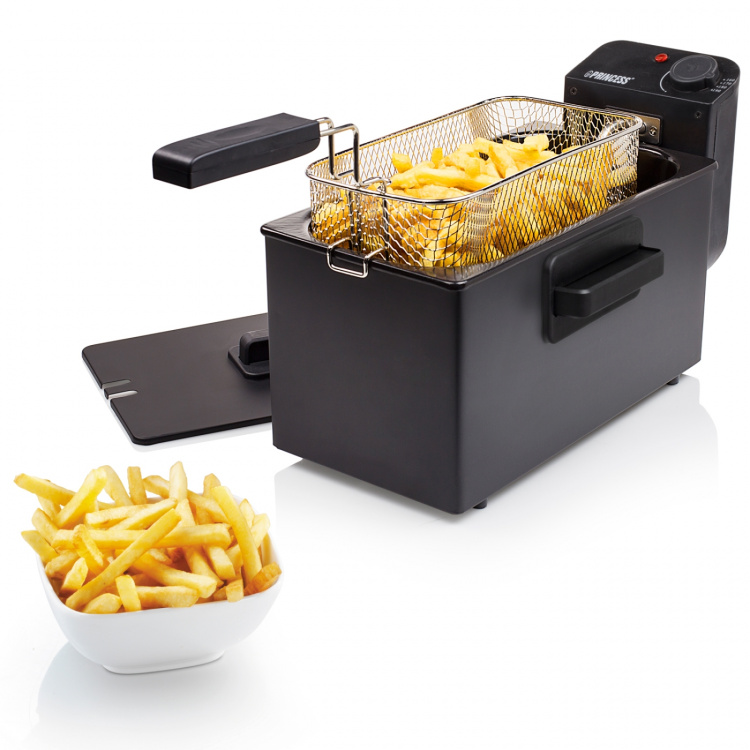 Princess Fritös 3l 182727 Rostfritt stål. Svart