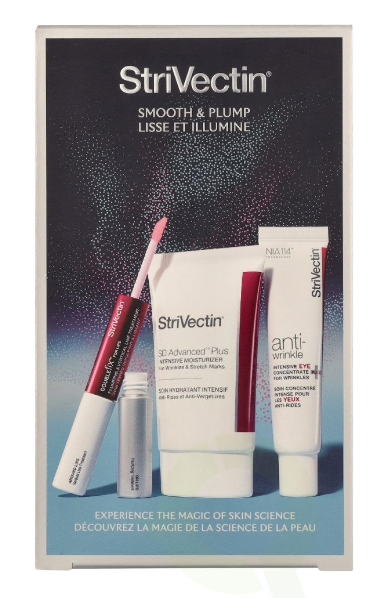 StriVectin Anti-Wrinkle Smooth & Plump Kit 100 ml Eye Cream 30ml/Moisturizer 60ml/Lips 10ml