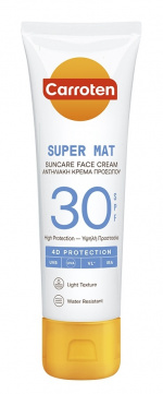 Carroten Face Super Mat Cream SPF 30 50 ml