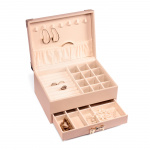 Gillian Jones Stort smykkeskrin med sløjfe - Pink - Large