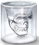 Winkee Skull Shot-glas - 25 ml, sæt med 4 stk