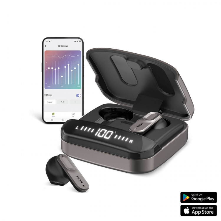 MIXX Høretelefoner Ultra Hybrid Streambuds In-Ear TWS Sort