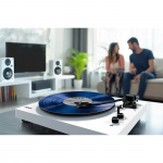 MIXX Pladespiller Vinyl Inkl. Højttalere System 5 Stereo Hvid - Fyndvara 