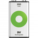 GP Batteri Recyko NiMH 9V 200mAh 1-Pak