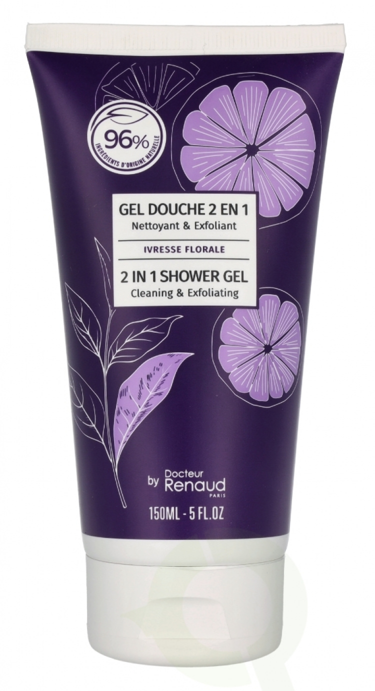Dr. Renaud Ivresse Flor. 2 In 1 Shower Gel-Cleanser & Scrub 150 ml