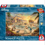 Schmidt Thomas Kinkade: Disney Den lille havfrue - fejring af kærlighed, 1000 brikker (SCH8036)