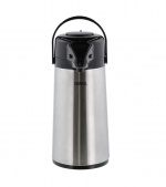 Thermos Kande med pumpe 1,9L - Stål/Sort (15095)