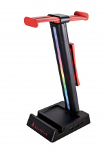 SureFire Vinson N2 Dual Gaming RGB MF Headset Stand, sort