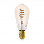Eglo E27 ST64 spiral, rav - TW - Zigbee, Bluetooth