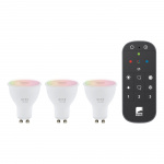Eglo Sæt med 3x GU10, fjernbetjening - RGB + TW - Zigbee, Bluetooth