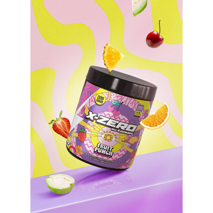 X-GAMER Energidrikpulver X-Zero 160 gram Fruit Punch