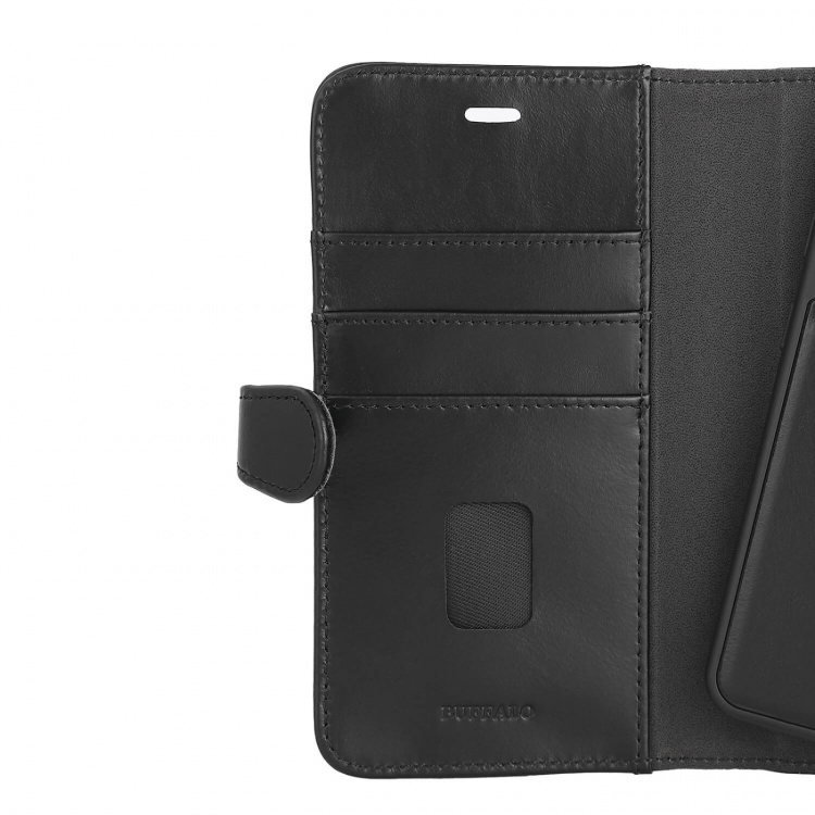 Buffalo Wallet 2i1 Samsung A56 5G Læder 3 Kort Sort