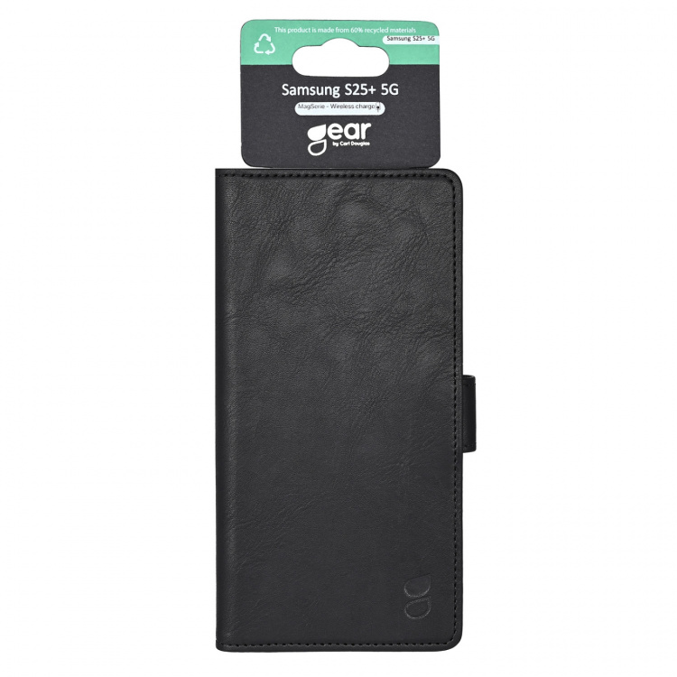 Gear Wallet Samsung S25+ 5G Klassisk 3 Kort Sort