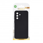 Onsala Mobilcover Samsung A36 5G Silikoneeffekt Sort Onsala Mobilcover Samsung A36 5G Silikoneeffekt Sort