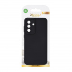 Onsala Cover Samsung A56 5G Silikoneeffekt Sort