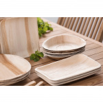 Maku Palm Leaf Plate 16x24 cm 10pcs Maku Palm Leaf Plate 16x24 cm 10pcs