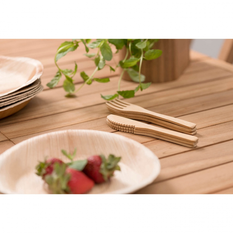 Maku Tallerken Palmeblad Rund 20 cm 10 stk Maku Tallerken Palmeblad Rund 20 cm 10 stk