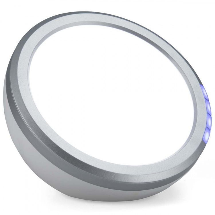 Fysic Energilampe / lysterapilampe Hvid/Sølv