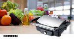 MELISSA Panini / Bordgrill 1600W Sort / Rustfrit stål tophus MELISSA Panini / Bordgrill 1600W Sort / Rustfrit stål tophus
