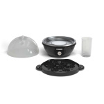 MELISSA Æggekoger | 7 æg | hørbart klar-signal | målebæger | sort