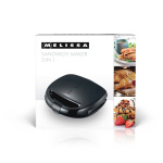 MELISSA 3 i 1 aftagelig sandwichmaskine 850W Sort MELISSA 3 i 1 aftagelig sandwichmaskine 850W Sort