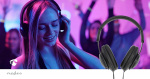 Nedis Over-Ear Kablede Hovedtelefoner | USB-C™ | Kabellængde: 1.20 m | Volumenkontrol | Sort