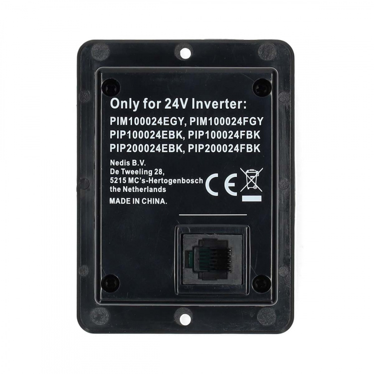 Nedis Power Inverter fjernbetjening | 6.00 m | RJ12 | Sort